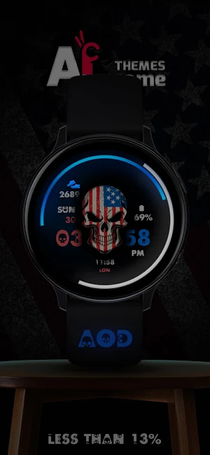PATRIOT - Digital Watch Face Screenshot 1