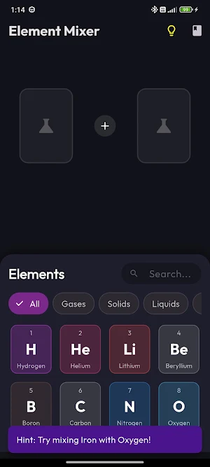 Element Mixer: Alchemy Puzzle Screenshot 1