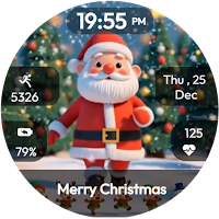 Christmas Santa Run WatchFace
