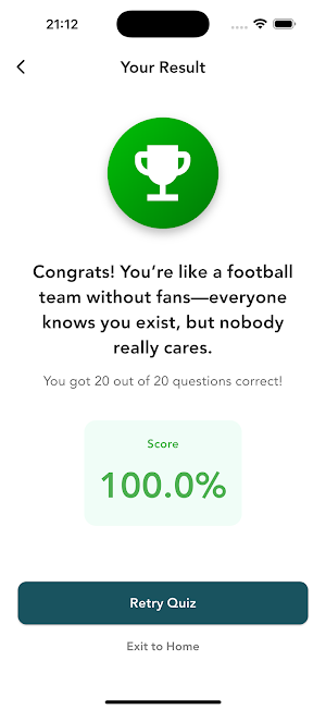 Fun Football Flag Quiz Screenshot 2