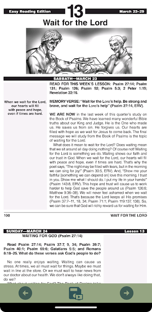 Easy Reading Sabbath School Screenshot 1