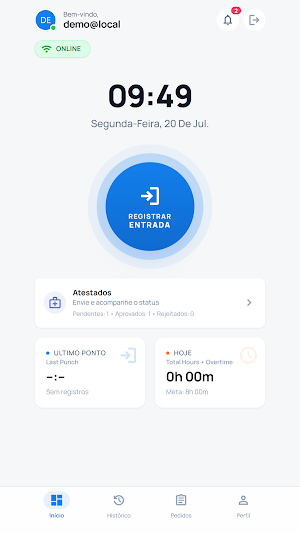 Controle de Ponto OM Way Screenshot 2