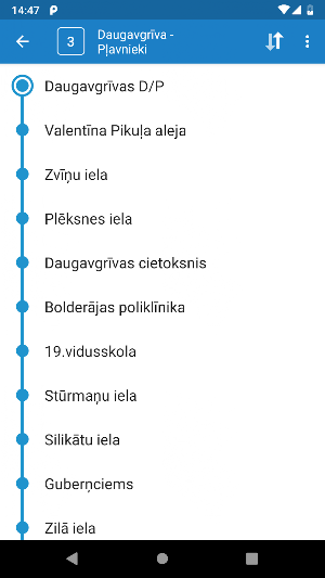 Riga Transport - timetables Screenshot 1