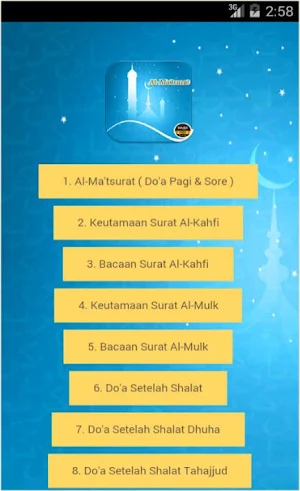 Doa Al-Ma'tsurat Screenshot 0
