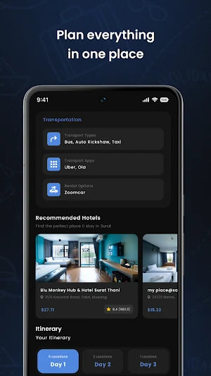 AI Trip Planner - GlobeTrotter Screenshot 3