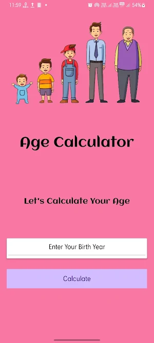 Age Calculator: by Smitha Screenshot 0