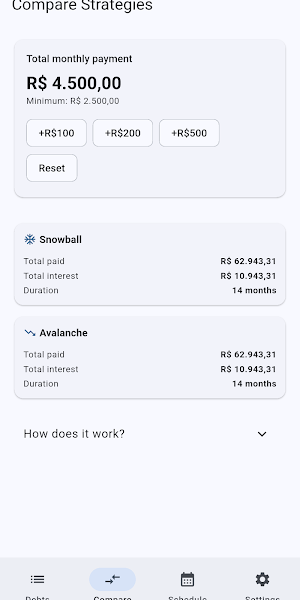 Quita: Debt Payoff Planner Screenshot 1