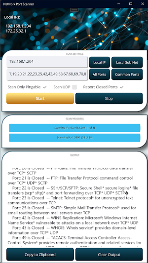 Network IP Port Scanner Probe Screenshot 0