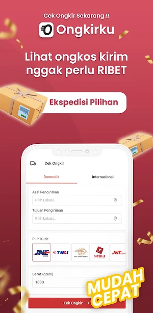 Ongkirku - Cek Resi dan Ongkir Screenshot 0