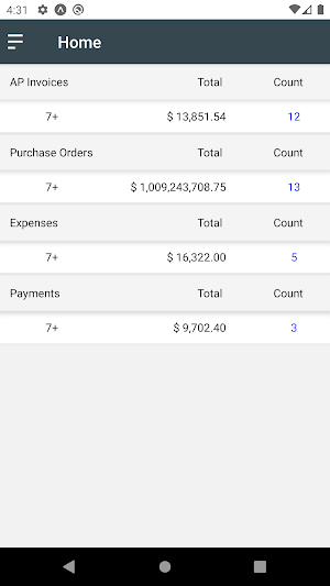 RealPage Accounting Mobile Screenshot 3