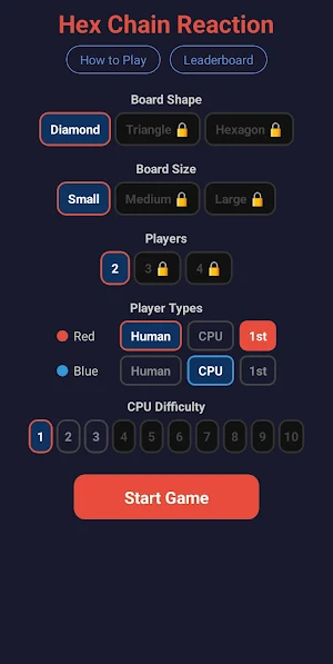 Hex Chain Reaction Screenshot 0