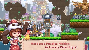 Rehtona - Super Jump Pixel Puzzle Game Screenshot 1