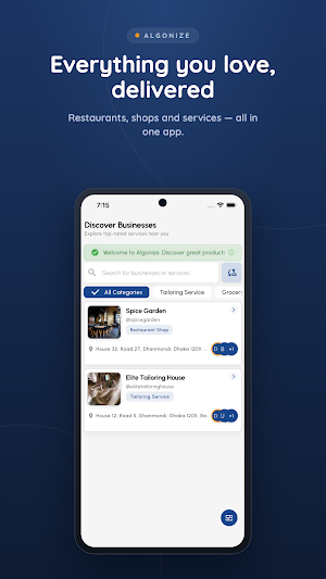 Algonize Customer Screenshot 0