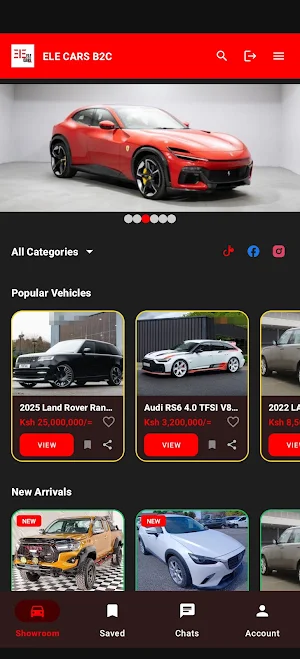 Ele Cars B2C Screenshot 0