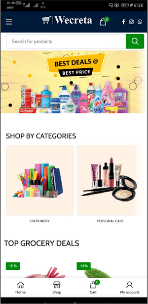 Wecreta : Best Deals @ Better  Screenshot 0