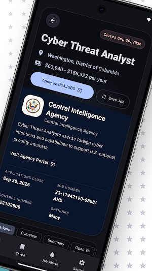 USAJobs - Federal Job Tracker Screenshot 1
