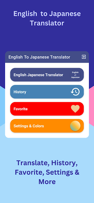 English to Japanese Translator Screenshot 0