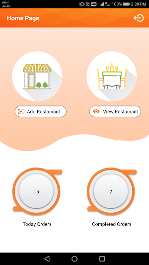 FsPartner - Restaurant App Screenshot 1