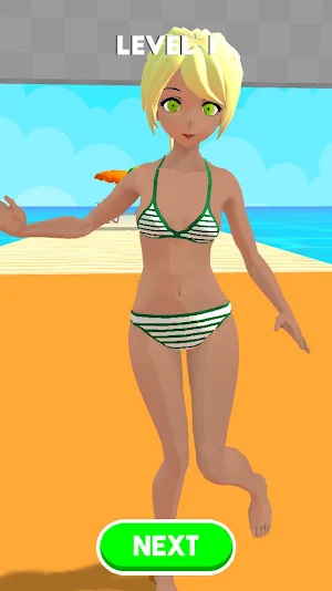Suntan Run!-Summer body runner Screenshot 3