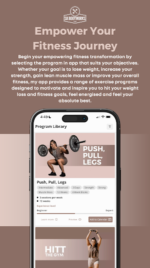 Sk Bodyworks App Screenshot 1