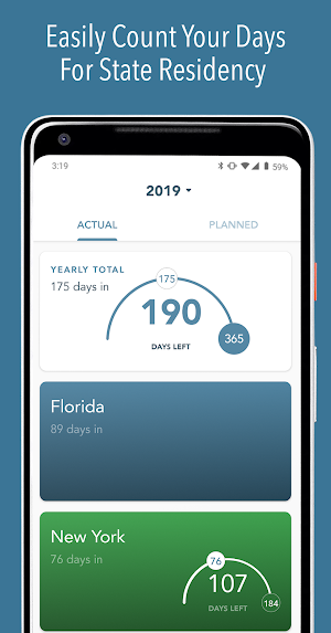 TaxBird - Residency Tracker Screenshot 0