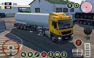 Euro Oil Tanker Truck Games 3D Screenshot 1