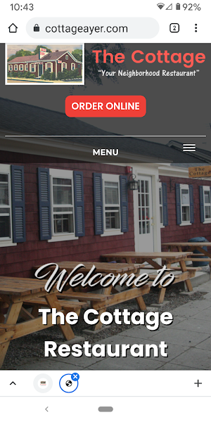 The Cottage Restaurant Screenshot 1