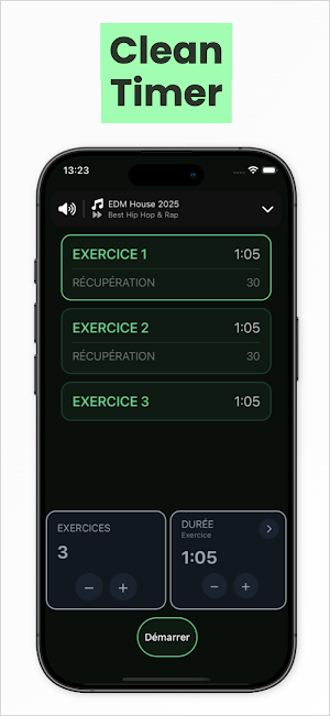 Tempo Workout Coach Timer HIIT Screenshot 1