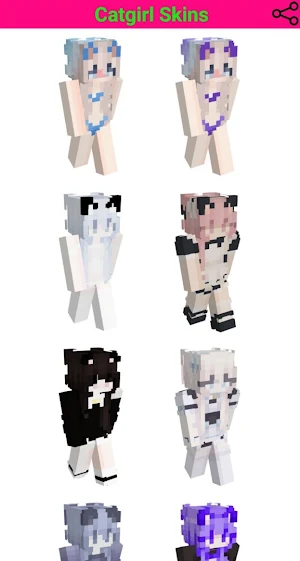 Catgirl Skins For Minecraft Screenshot 1