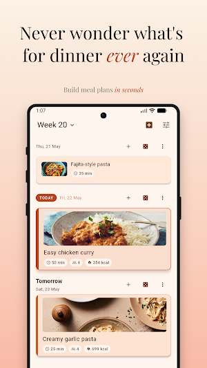 DinnerFlow: Dinner Planner Screenshot 0