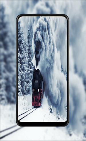 Speed Train Live Wallpaper 3D Screenshot 1