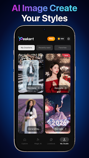 PeakArt: AI Photo Generator Screenshot 2