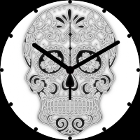 Neon Sugar Skull Halloween