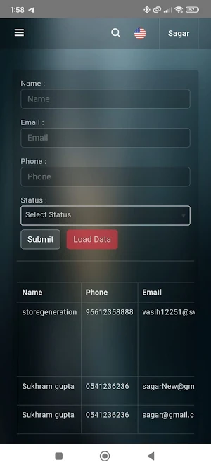Fastcoo Client Application Screenshot 2
