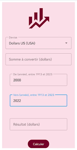 Cash Inflation Calculator Screenshot 1