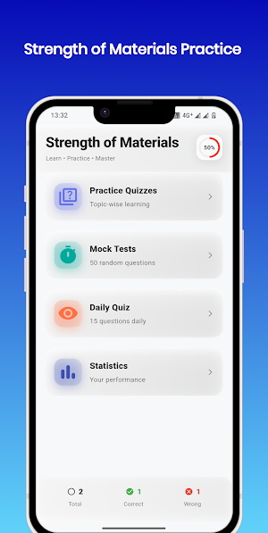 Strength of Materials Practice Screenshot 0