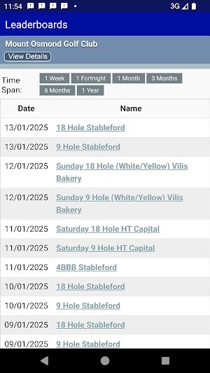 Mount Osmond Golf Club Screenshot 3