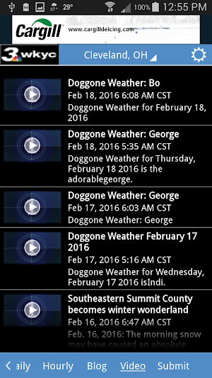 WKYC Weather Screenshot 2
