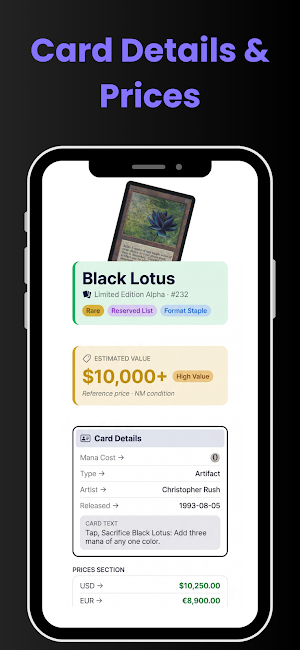 MTG Card Scanner & Value Screenshot 1