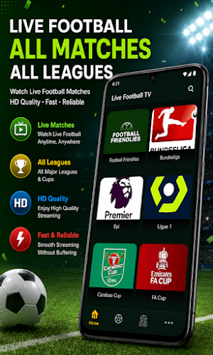 SportzFy Football Live TV HD Screenshot 0