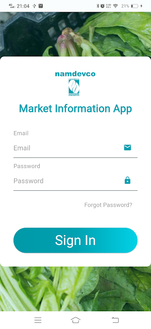 NAMDEVCO Market Info Screenshot 0