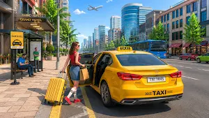 US Taxi Life: Driving Sim Screenshot 1