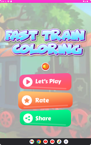 Coloring Fast Train Screenshot 1