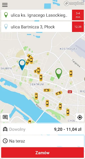 Taxi Szóstki Płock Screenshot 1