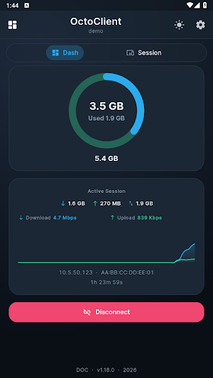 OctoClient Screenshot 1