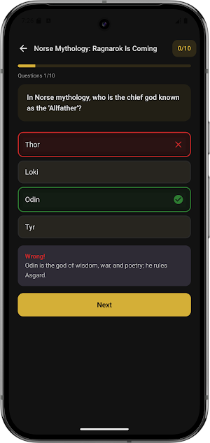 Mythology Dictionary & History Screenshot 3