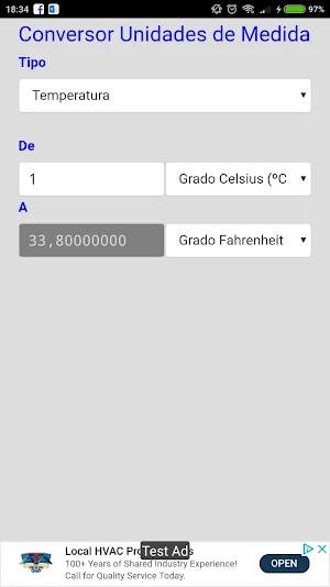 Conversor de Unidades Screenshot 1