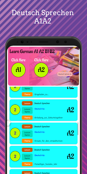 Deutsch Sprechen A1A2 Screenshot 3