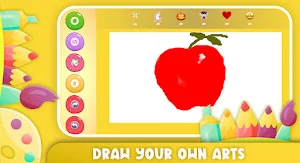 Fruits Coloring Book Game Screenshot 0