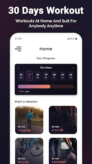 30 Days Workout Screenshot 0